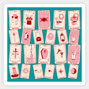 Tarot Cards design Sticker